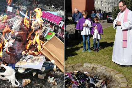 Священник из Польши извинился за сожжение книг о Гарри Поттере