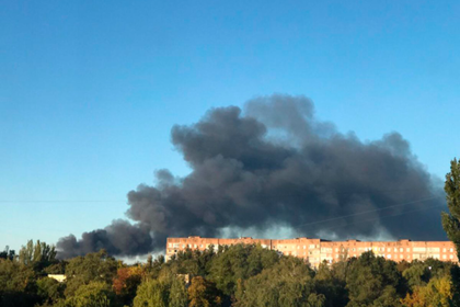 В прифронтовом районе Донецка прогремела серия взрывов