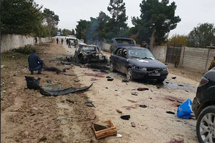 Появились кадры с места атаки боевиков на погранзаставу в Таджикистане